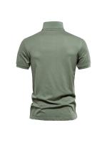 Polo de algodón puro para hombre, camiseta de talla europea con diseño bordado, novedad - details 8