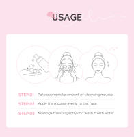 LAlKOU Mousse Limpiadora de Sakura de Japón Control de Aceite Profundo Limpieza, Hinchazón de Poros, Hidratación de Piel Herramientas de Cuidado de la Piel Facial - details 11