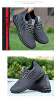 Zapatillas de moda para hombre Zapatillas elásticas ultraligeras y transpirables Suela blanda Zapatos casuales - details 20