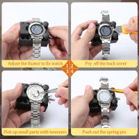 conjunto de herramientas para reparación de relojes 149 en 1 con destornillador manual sin cable inalámbrico removedor de carcasa profesional para teléfono móvil PC de celular material de resina y ABS uso para bricolaje en casa - details 4