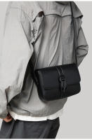 Nueva bolsa de mensajero de alta gama para niños, bolso de hombro tipo satchel para hombres, bolso de mano cuadrado pequeño y moderno para mujeres. - details 12