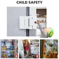 Seguridad ABS para niños Con protección contra golpes, bloqueo con contraseña, hebilla de bloqueo de armario multifuncional, refrigerador - details 2