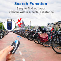 Bike Motorcycle Lock Alarm Wireless Remote Control Waterproof 110dB Scooter Bicycle Burglar Vibration Alarm Cable Lock - details 7
