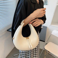 Bolso tote de moda para mujeres Bolso de lujo de medio cuarto Luna bolso de hombro de marca para damas Bolso de axila de cuero PU y monedero - details 13