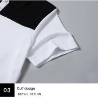 POLO de manga corta ultrafino para deportes al aire libre, camiseta de entrenamiento de Golf, transpirable, informal, Color cont - details 11