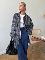 Camisas de manga larga a la moda para primavera y otoño, blusas holgadas Retro a cuadros para mujer, ropa Popular coreana - details 9