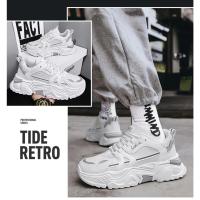 Zapatos informales de suela gruesa con panel de malla para hombre, zapatos para correr de suela blanda transpirables de verano, zapatos deportivos de moda para actividades al aire libre, zapatillas deportivas para hombre - details 3