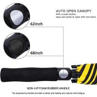 Paraguas de golf con apertura automática, paraguas impermeables a prueba de viento con techo doble extra grande de gran tamaño - details 87