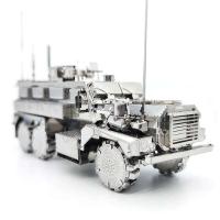 MMZ modelo 3D Metal U.S. COUGAR 6X6 MRAP VFHICLE DIY ensamblar kits de modelos corte láser puzle rompecabezas de juguete para regalos de adultos - details 3