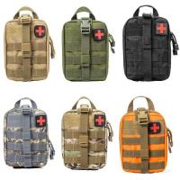 Bolsa Molle de caza EDC, soporte para bolsa de herramientas, deportes al aire libre, viajes, Camping, senderismo, organizador de accesorios, bolsas de riñonera EMT - details 0