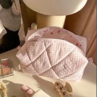 Bolsa de cosméticos pequeña, bonita bolsa organizadora de maquillaje de felpa, estuche para lápices, monedero de viaje, almacenamiento para el hogar - details 16