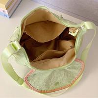 Bolso de hombro de nailon de estilo coreano informal, bolso bonito con forma de fruta, bolso cruzado, bolso de mano ligero, bolso mensajero de tela para estudiante - details 1