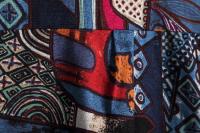 Camisa de lino de manga corta para hombre, camisa de flores de estilo étnico indio, novedad de verano, 2019 - details 29