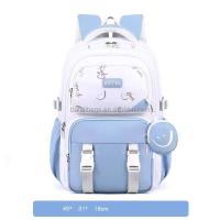 Nueva mochila portátil de gran capacidad para estudiantes de secundaria, moderna y sencilla, billetera desmontable - details 6