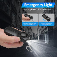 Sectyme alarma de seguridad de autodefensa, luz LED de carga de 130dB, antirlobo para estudiante y mujer, con llavero, alarma de emergencia - details 5