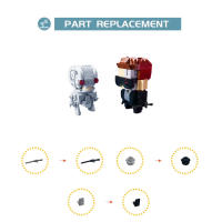 Terminator y Robot de cuerpo mecánico, juego de rompecabezas de Cabeza Cuadrada - details 4
