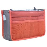 Bolsa Organizadora De Viaje Para Mujer En Nylon Bolsa De Maquillaje Grande Para Bolso De Mano Estilo Fashion Cierre De Cremallera - details 6