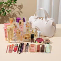 Neceser de gran capacidad para mujer, neceser de viaje impermeable de cuero portátil, bolsa de almacenamiento de cosméticos - details 1