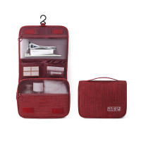 Bolsa De Viaje Portátil Para Hombres Y Mujeres Organizador De Maquillaje Impermeable De Tela Oxford Con Almacenamiento Y Bolsillo Para Artículos De Higiene - details 17