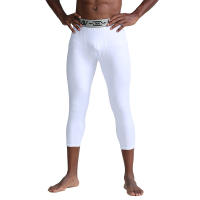 Mallas ajustadas de compresión para hombre, ropa deportiva de secado rápido para correr, gimnasio, trotar, 3/4 de longitud - details 2
