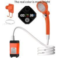 Bomba de camping RV Campamento al aire libre con pantalla completa Pantalla digital inteligente Kit de ducha ajustable de 6000 mAh - details 13