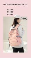 Bolsa escolar para estudiantes, morral sencillo de color sólido para mujer, morral escolar juvenil - details 3