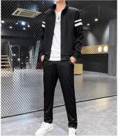 Conjunto deportivo de dos piezas para hombre, chándal de talla grande, primavera y otoño, novedad - details 14