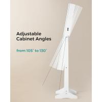 Armario de Joyas con Espejo LED, Joyero con Cerradura, Organizador con Cajón y Estante, Idea de Regalo, Blanco Nube JJC025W01, 41.5x37x157cm - details 22