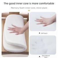 Cojín de esponja para el hogar para coche, cojín para asiento de estudiante antideslizante resistente, cojín cuadrado grueso para silla, escuela - details 4