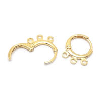 Aretes de Cuerda de Metal Dorado de 18K Diseño Redondo Rectangular de Alta Calidad - details 113
