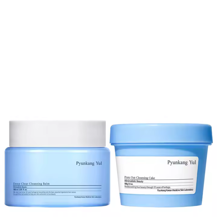 PKY Cleansing Balm Cleanser/limpiador facial coreano para todo tipo de piel/bálsamo (3,38 fl. oz, 100 ml) y limpiador en forma de pastel (3,38 fl. Oz, 100g) - 1