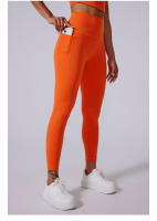 Pantalones deportivos con bolsillos dobles para mujer, ropa exterior ajustada, pantalones deportivos de cintura alta para yoga, fitness, caminar, nuevos - details 7