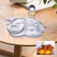 Novelty Pig Shaped Whisky Decanter for Home Kitchen Restaurant Liquor Tools