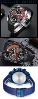 Reloj Deportivo de Cuarzo Mini Focus Impermeable, Multifuncional con Toma de Cuerda Giratoria y Dial Luminoso Regalo Perfecto para él - details 13