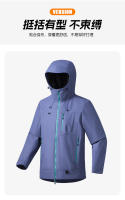 Chaqueta de exterior para mujer con capucha, unisex, resistente al viento e impermeable, abrigo de montañismo profesional - details 9