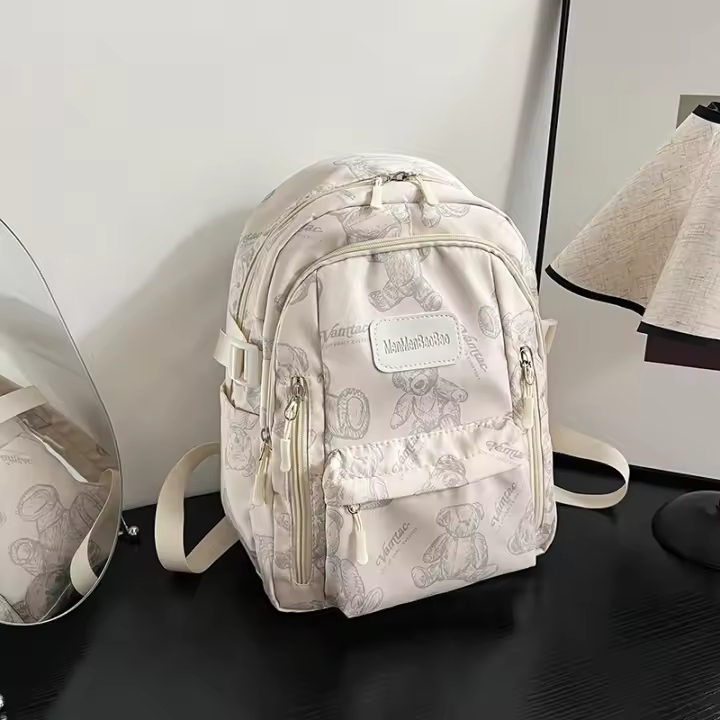 estudiante, mochila, de moda, gran capacidad, escuela secundaria, casual, mochila, niñas, mochila, nylon - 1