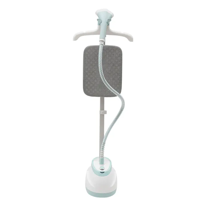 Vaporera de pie profesional con guante de luz indicadora, tanque de agua de 1.6L para fibra de seda, nailon, poliéster, forro polar de algodón - 1