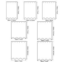 Cortina de ducha de cubo de agua transparente, impermeable, 3D, EVA, cortinas de baño er para bañera, cubierta de baño con ganchos - details 0