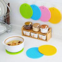 Posavasos de Silicona Resistente al Calor 18/14cm Redondo Posavasos de Mesa Antideslizantes para Cocina y Comedor - details 3