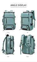 Mochila de viaje para mujer avión gran capacidad 16 pulgadas impermeable con bolsa para zapatos y Puerto de carga USB oculto para negocios hiking camping - details 8