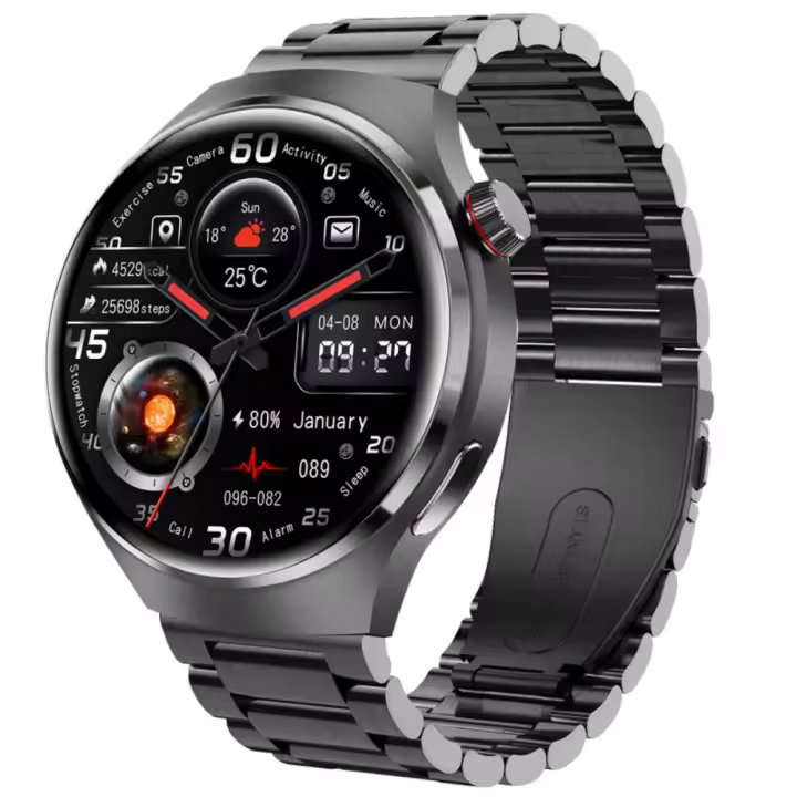 Reloj inteligente Ultra Watch 5 Pro para hombre, pulsera con GPS, AMOLED, NFC, BT, llamadas, resistente al agua IP68, nuevo - 1