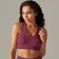 Sujetador deportivo a prueba de golpes para mujer, camiseta sin mangas para correr, ropa interior sexy para fiesta y yoga - details 6
