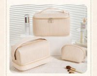 Bolsa de almacenamiento de accesorios de maquillaje para mujer, organizador de artículos de tocador de viaje, resistente al agua, lápices labiales, brochas, estuche de gran capacidad - details 5