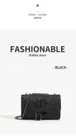 Bolso Cruzado de Lentejuelas para Mujer Bolso de Mano Casual con Correa de Cadena - details 4