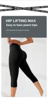 Nuevo diseño de bolsillo de panel grande con cintura alta, levantamiento de cadera, pantalones de yoga adelgazantes, pantalones cortos para correr y fitness - details 6