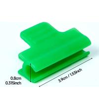 Abrazadera de película verde de plástico para jardín, poste de red para invernadero al aire libre - details 5
