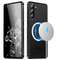 Funda de Aluminio Transparente para Samsung Galaxy S23 FE S21 FE S20 FE S23 S22 Note 20 Ultra Note 10 Plus con Carga Inalámbrica Diseño de Película Ligero Compatible con Smartphones - details 7