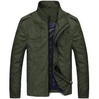 Chaquetas informales con cuello alto para hombre, abrigos de otoño - details 3