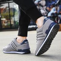 Zapatillas Deportivas Transpirables para Hombre Zapatos Planos Informales de Cuero para Caminar - details 5