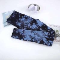 Chrleisure - Pantalones de yoga teñidos anudados para mujer, body deportivo sin costuras, cintura alta, levantamiento de cadera, entrenamiento, ropa deportiva elástica - details 9